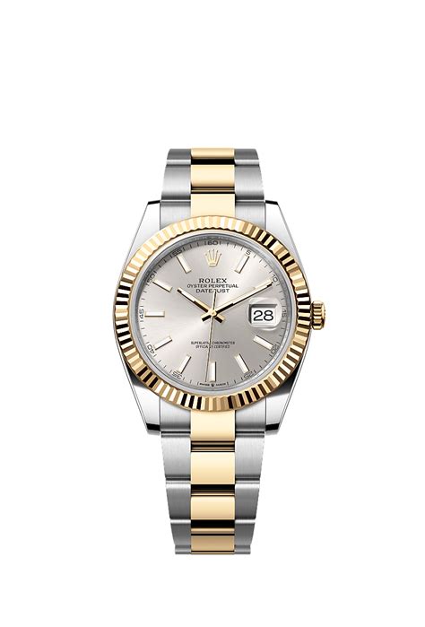 Rolex Datejust 41 : 蠔式鋼 .